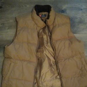 Tan outdoor vest